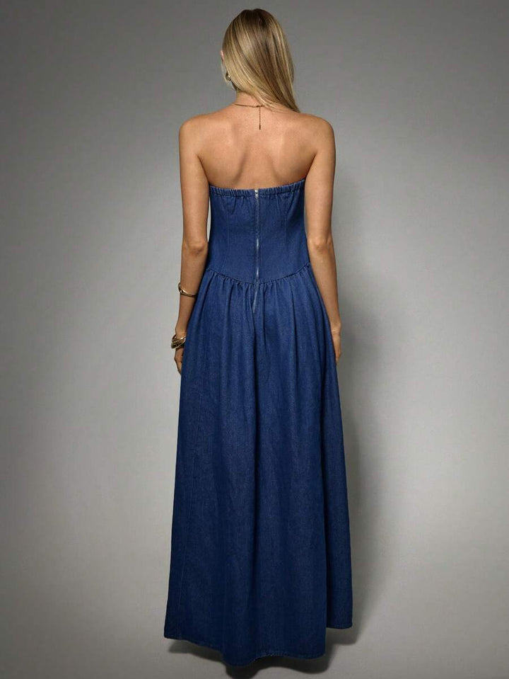 Rochie maxi SHEIN, albastru