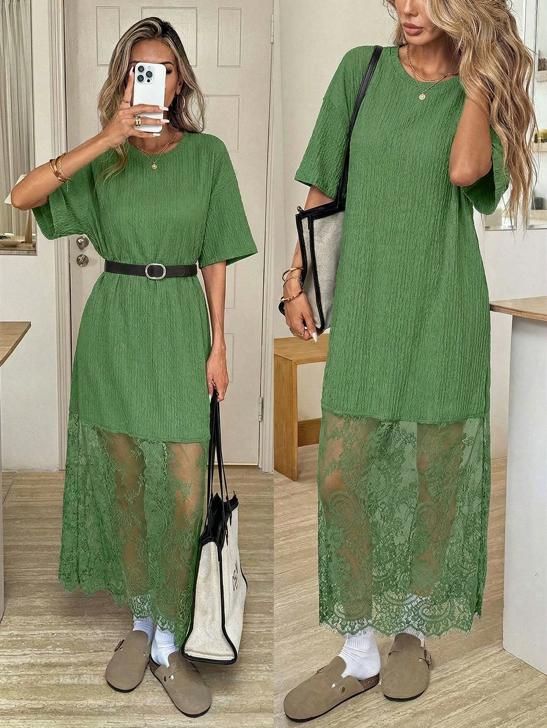 Rochie SHEIN, verde