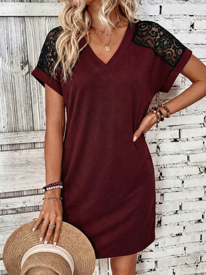 Rochie mini SHEIN, vișiniu