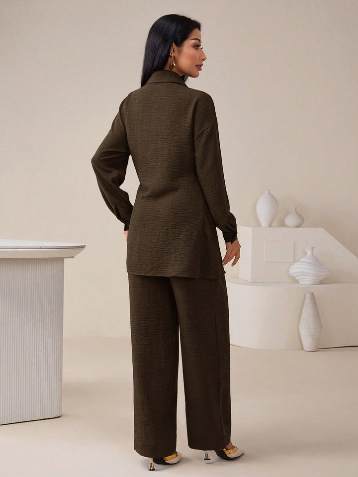 Compleu SHEIN, maro