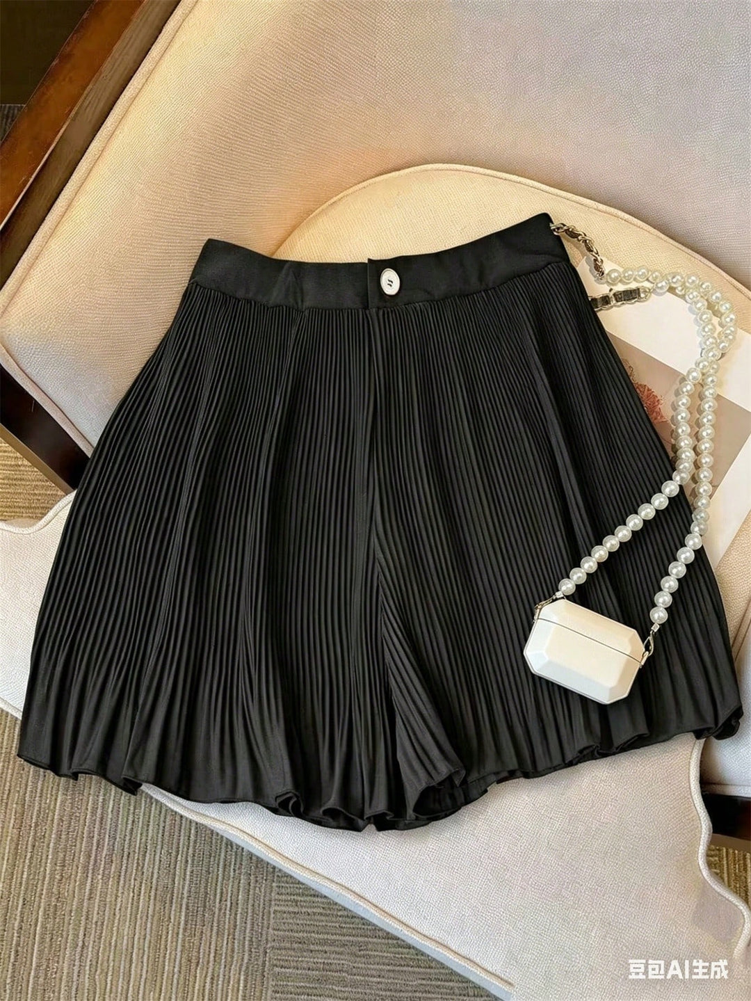 SHEIN rövidnadrág, fekete
