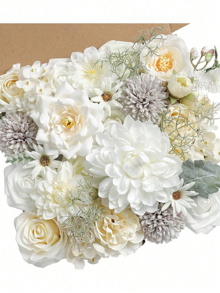 Floari artificiale SHEIN, alb