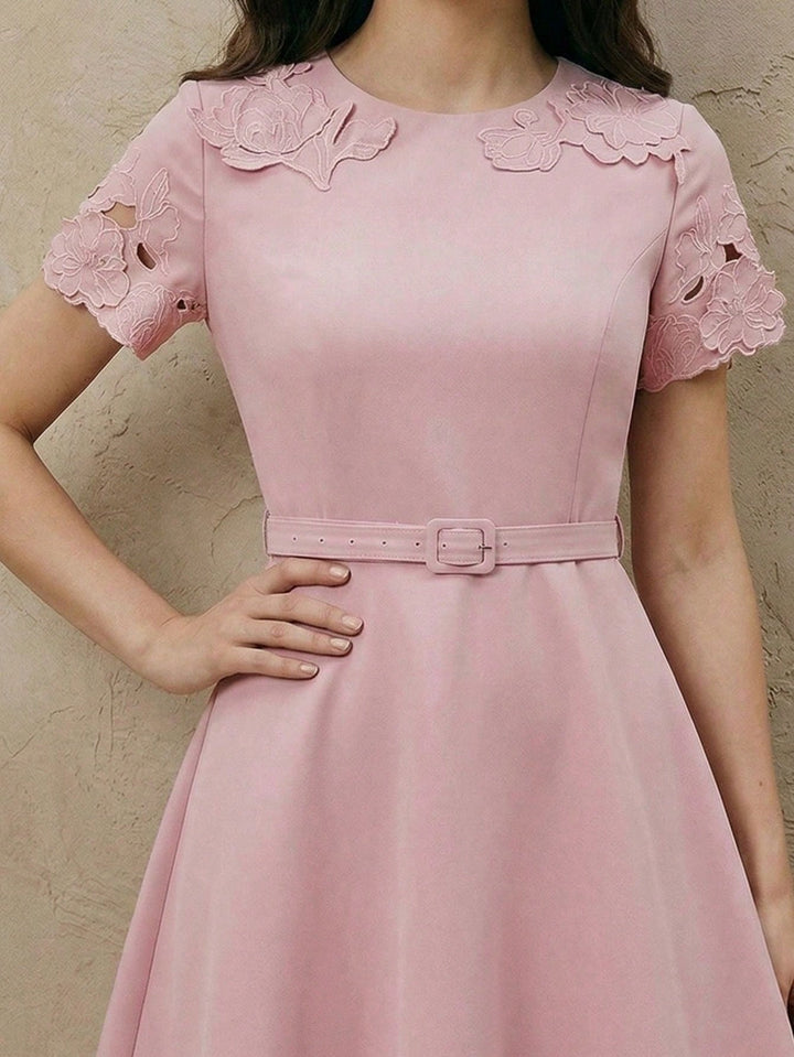Rochie midi SHEIN, roz