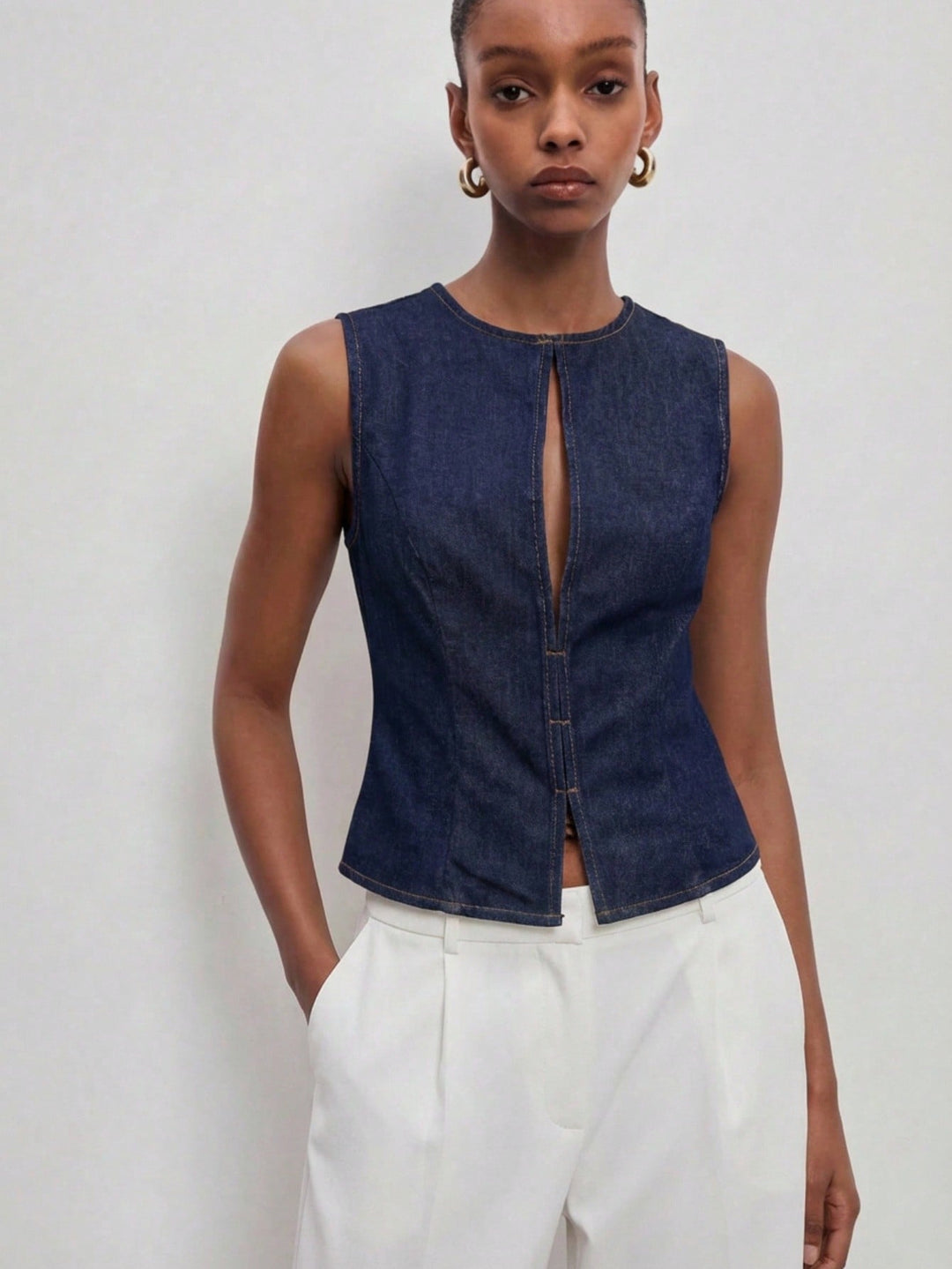 Top SHEIN, albastru