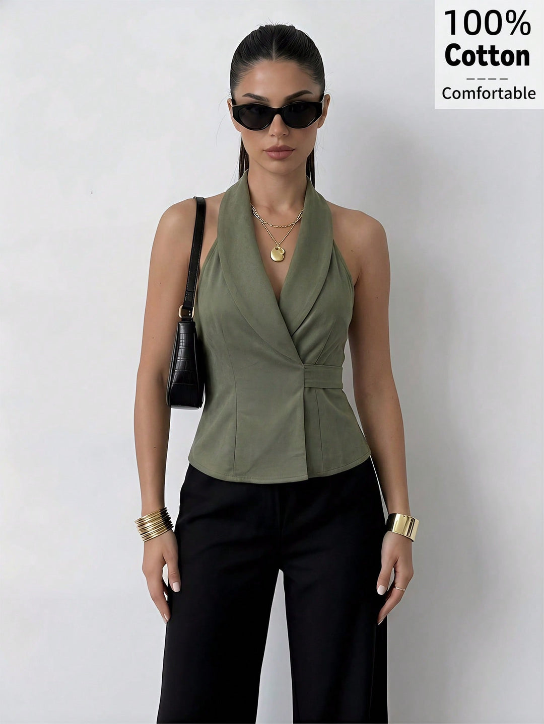 Sacou SHEIN, verde