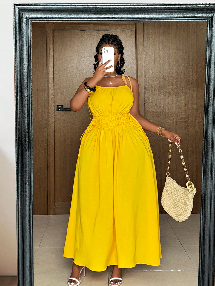 Rochie maxi SHEIN, galben