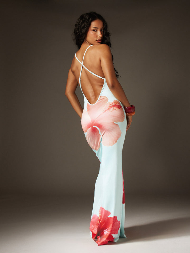 Rochie maxi SHEIN, albastru