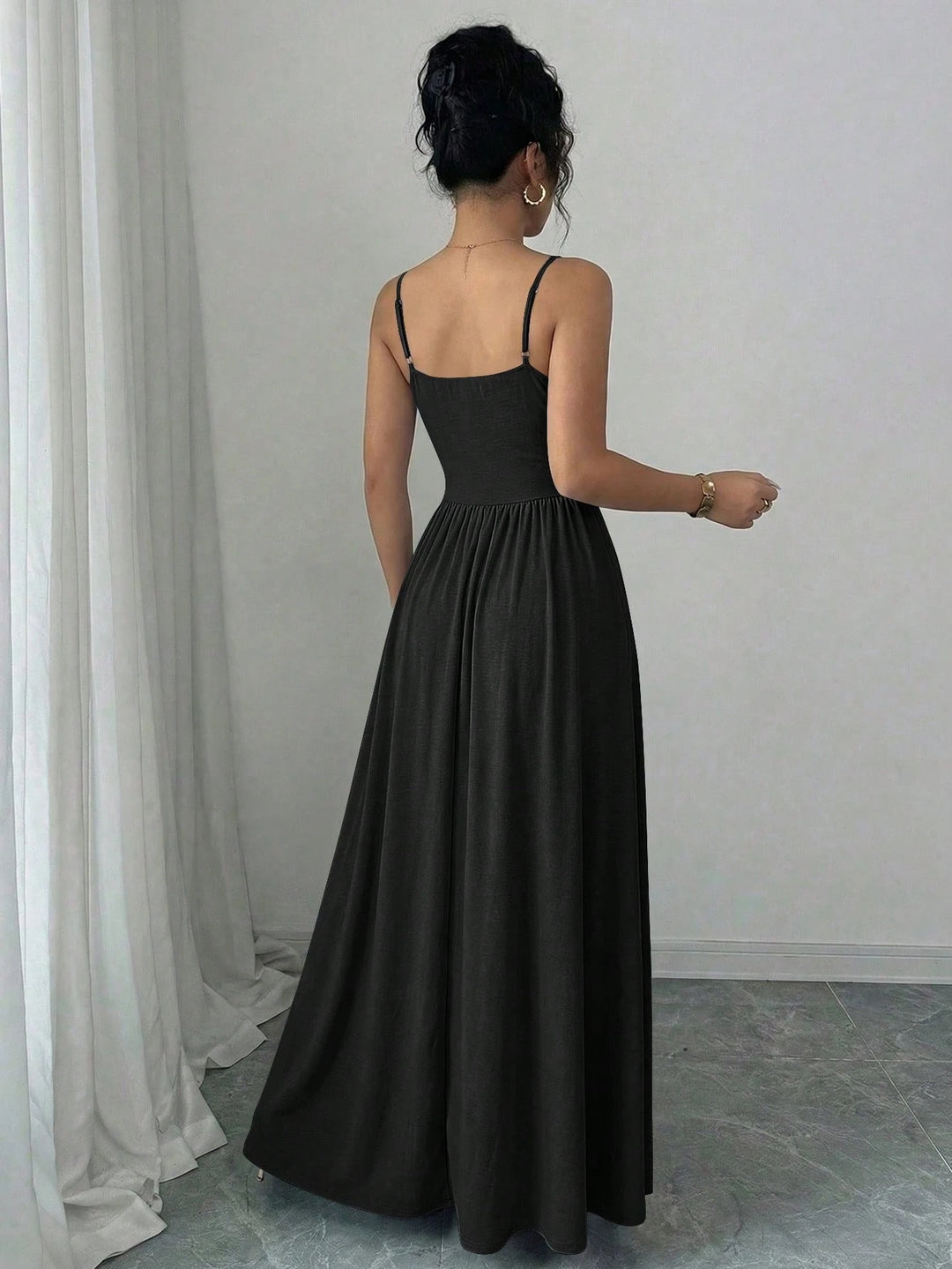 Rochie maxi SHEIN, negru