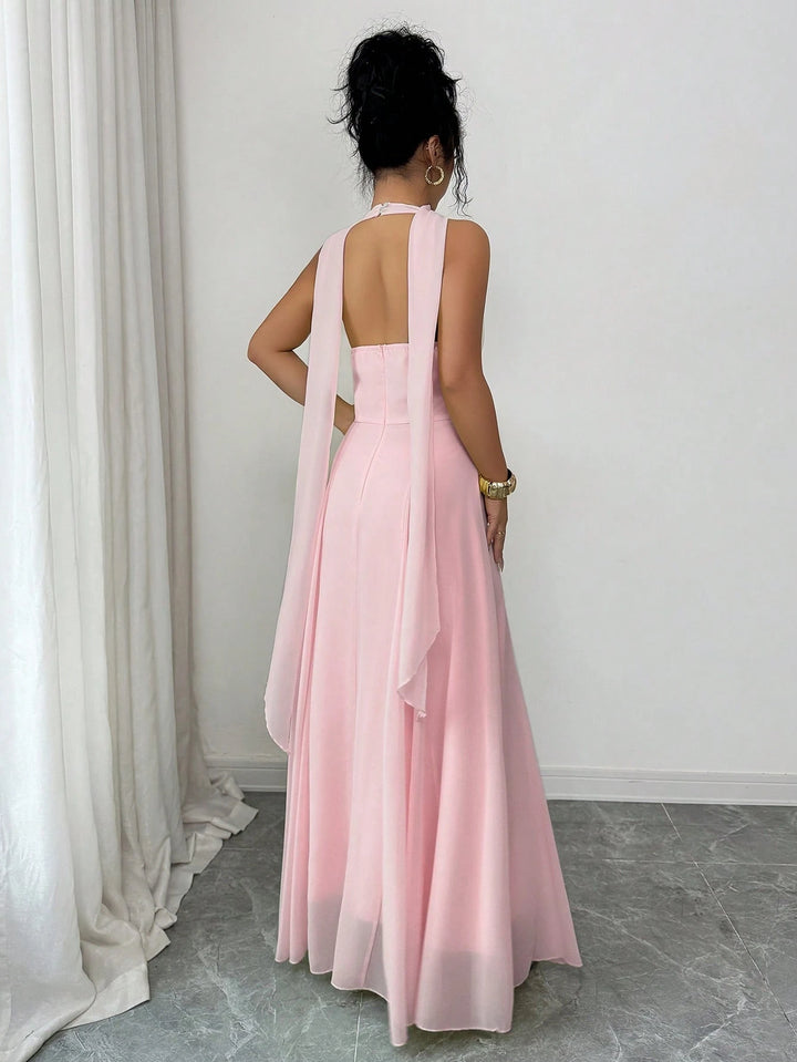 Rochie maxi SHEIN, roz