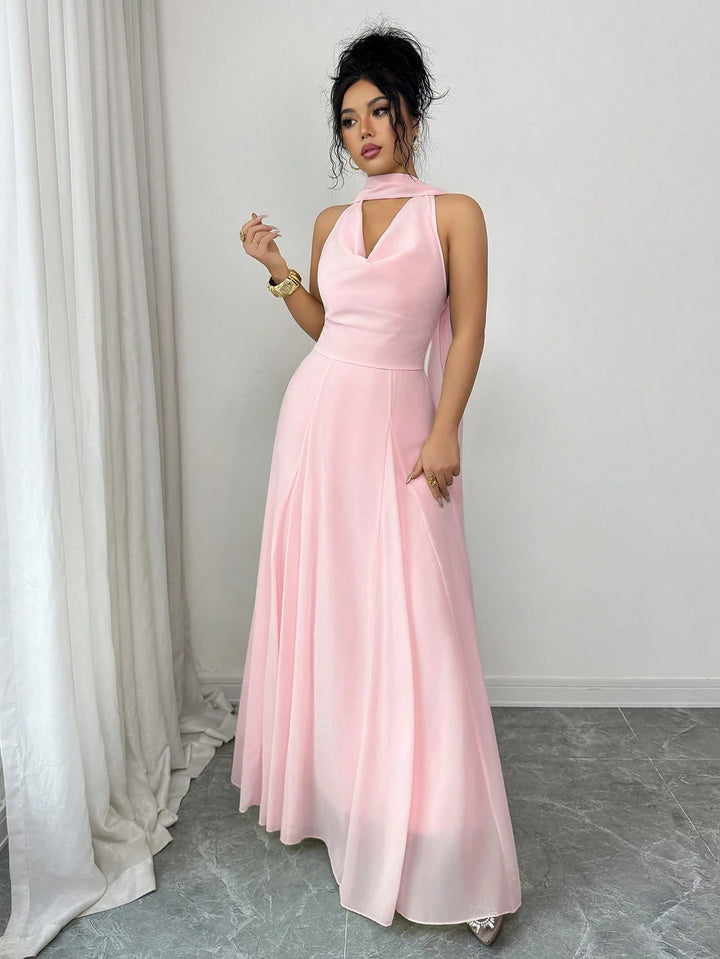 Rochie maxi SHEIN, roz
