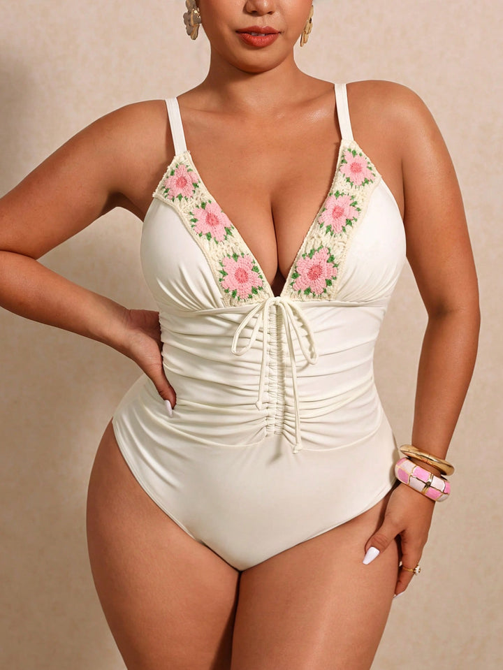 Costum de baie SHEIN, bej