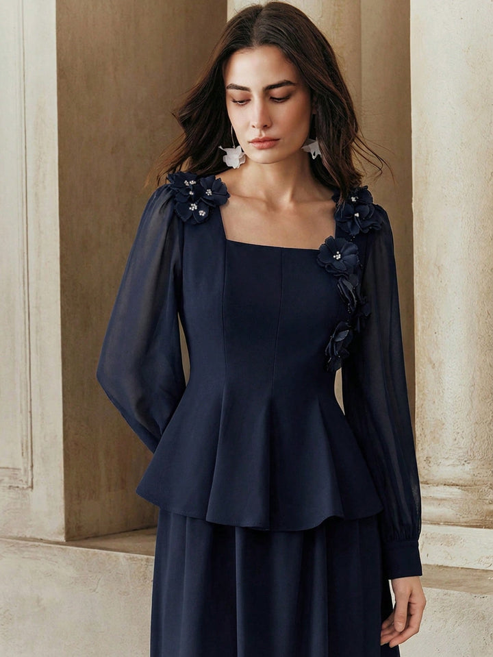 Rochie maxi SHEIN, albastru