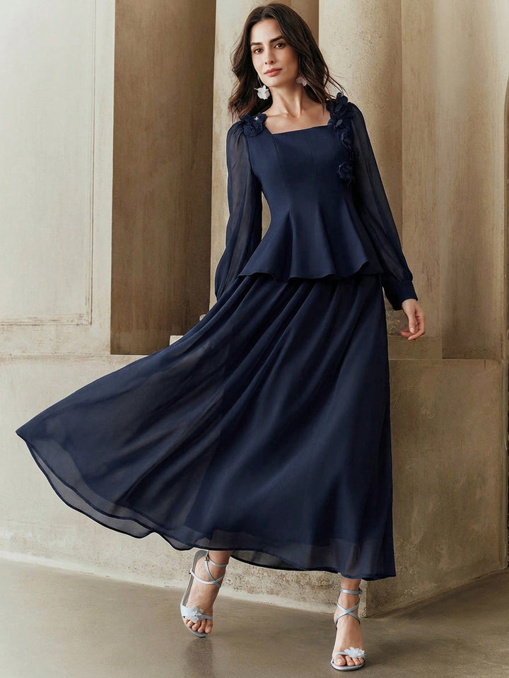 Rochie maxi SHEIN, albastru