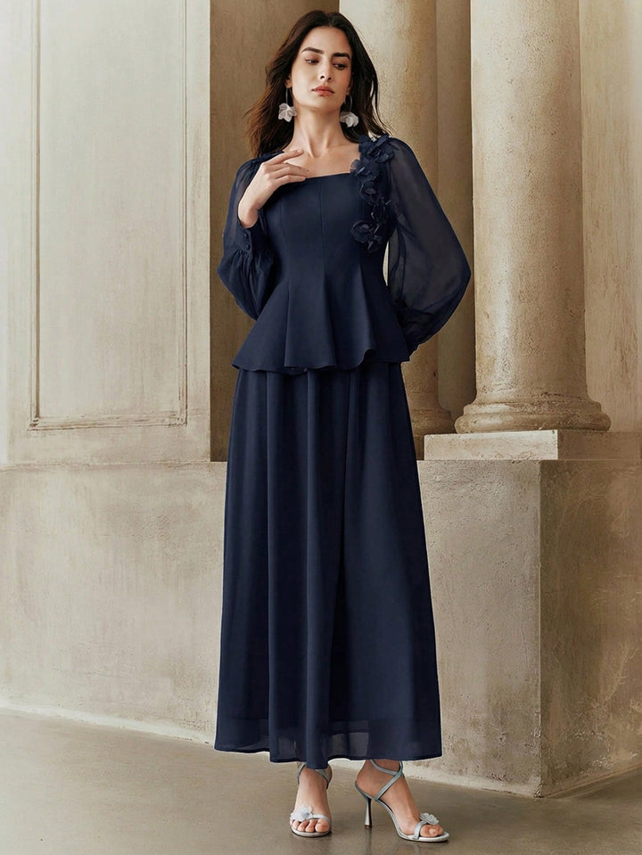 Rochie maxi SHEIN, albastru