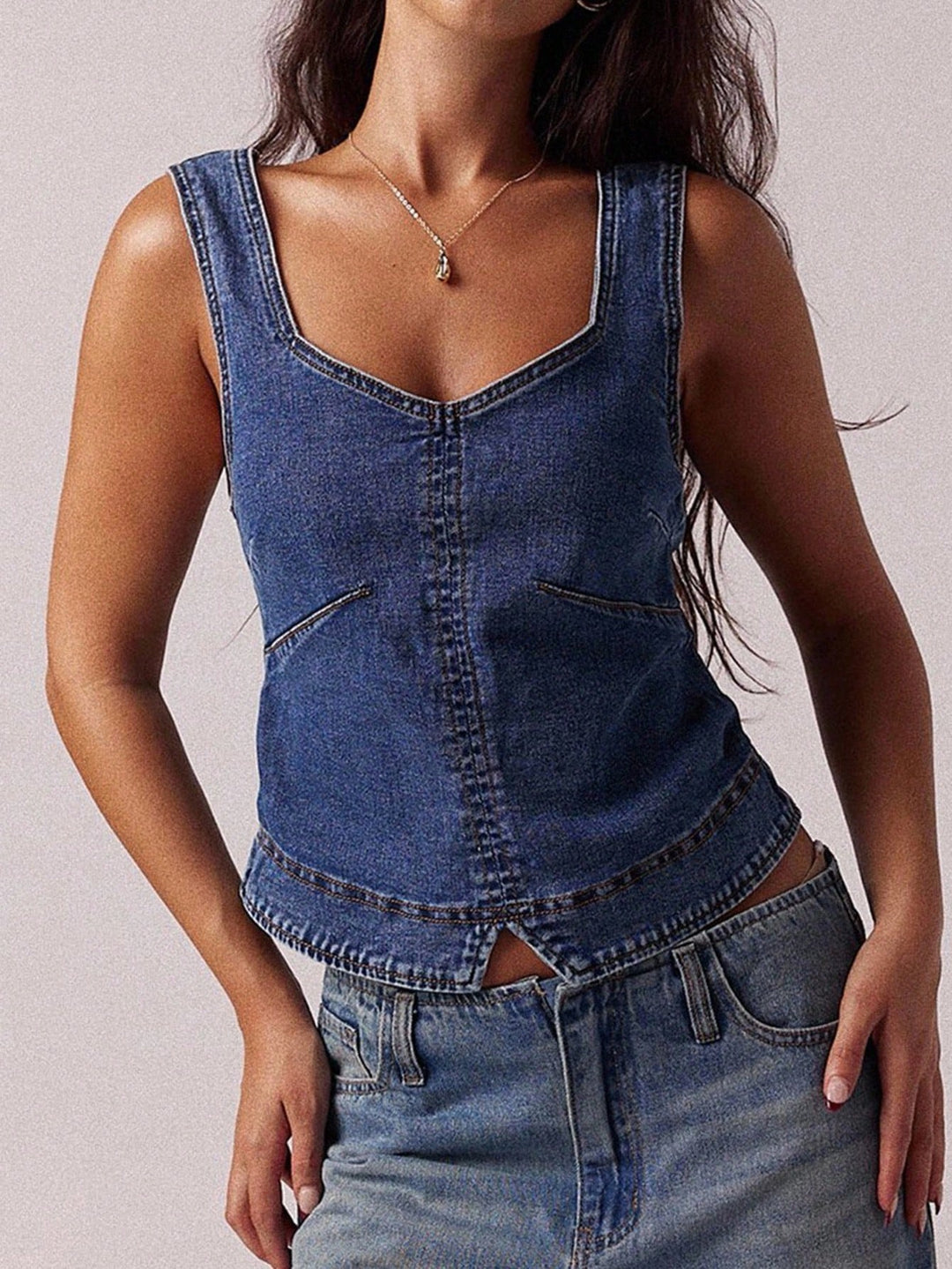 Top SHEIN, albastru