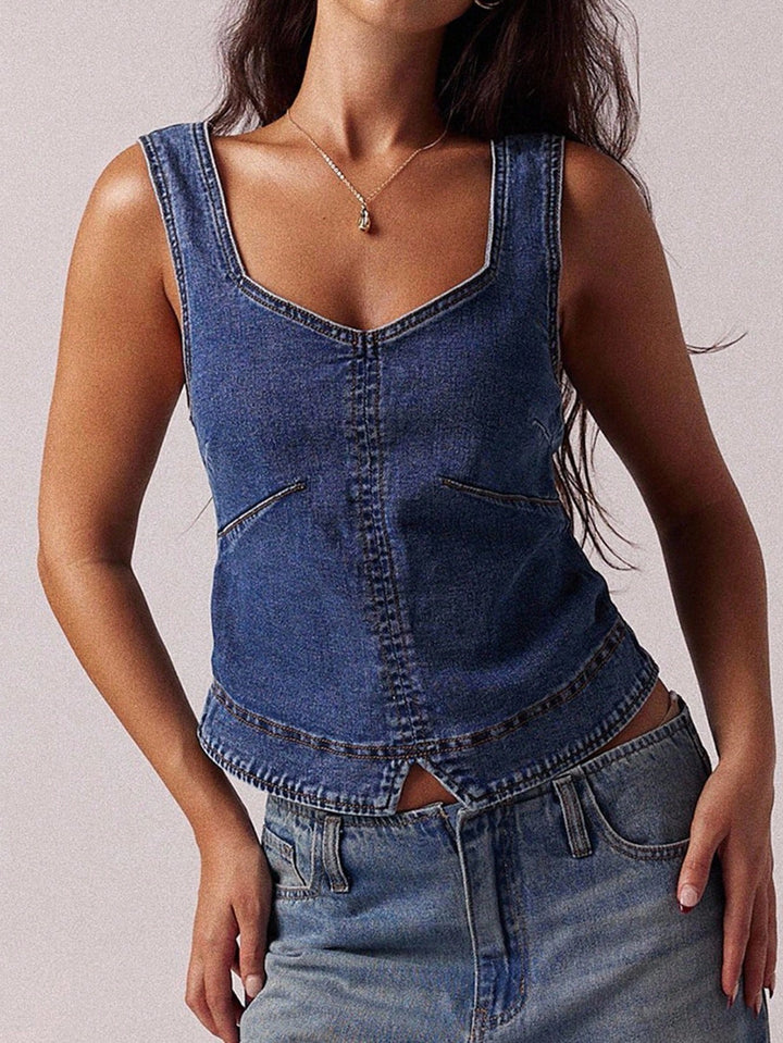 Top SHEIN, albastru