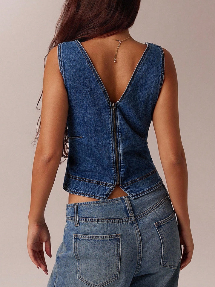 Top SHEIN, albastru
