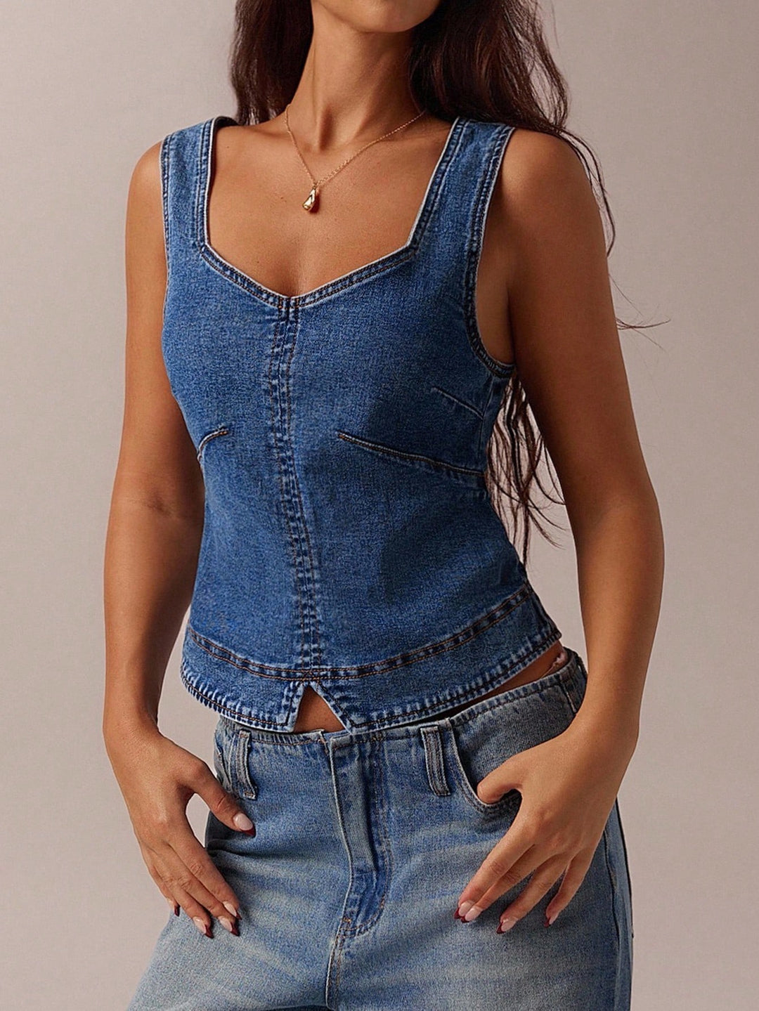 Top SHEIN, albastru