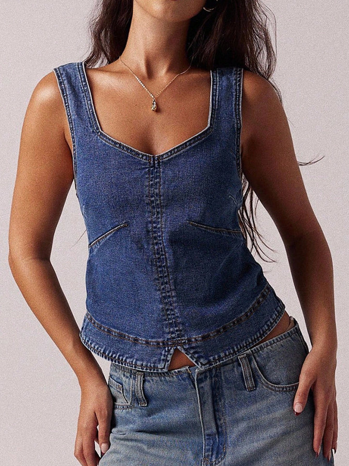 Top SHEIN, albastru