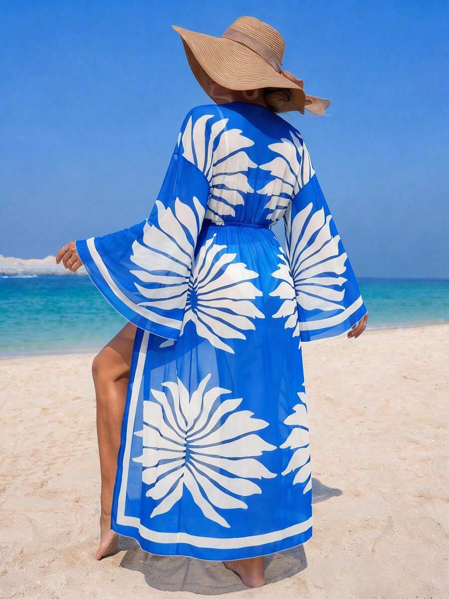 Cardigan de plajă SHEIN, mix culori