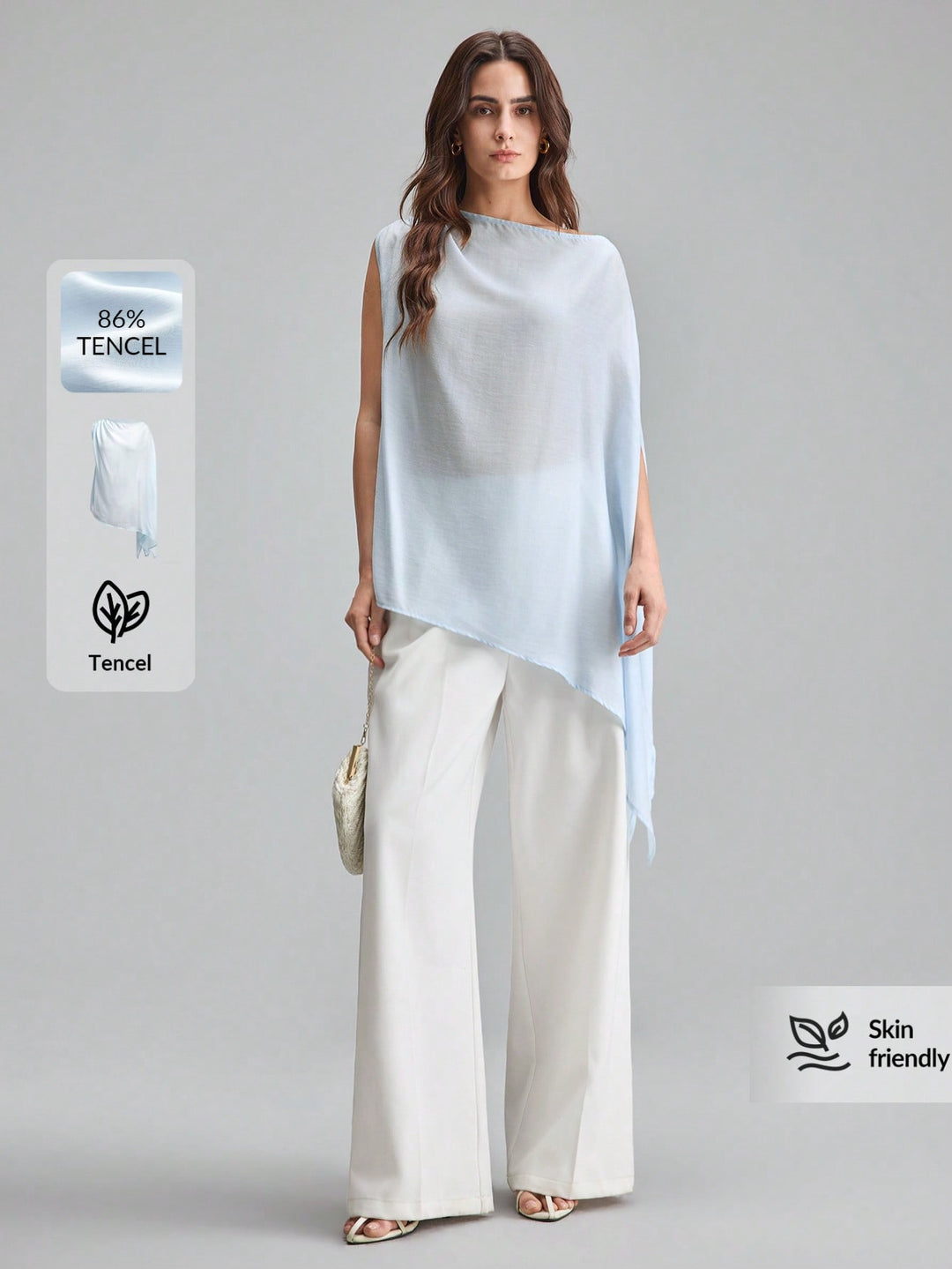 Top SHEIN, albastru