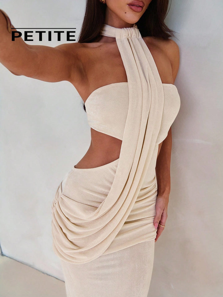 Rochie maxi SHEIN, bej