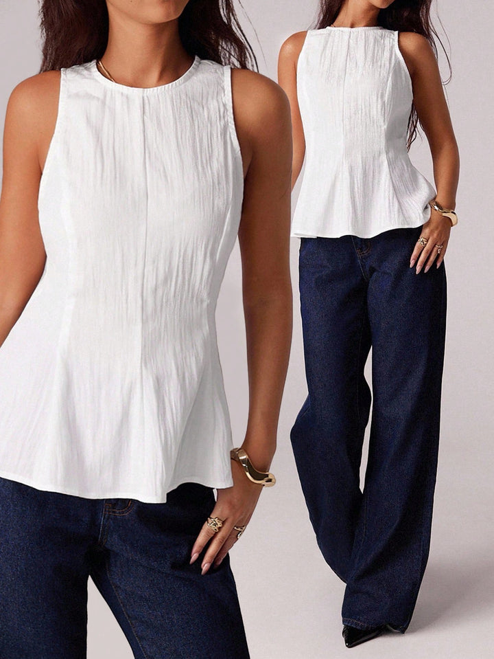 Top SHEIN, alb