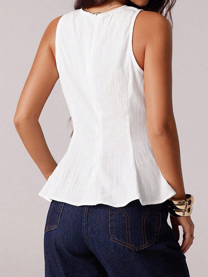Top SHEIN, alb