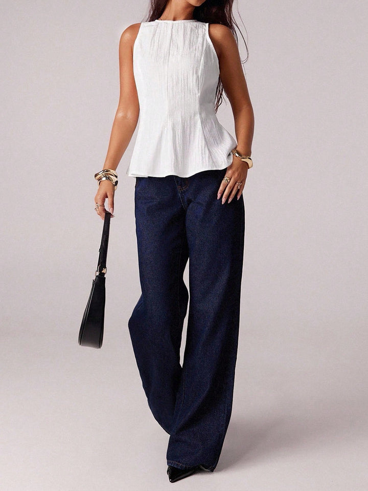 Top SHEIN, alb