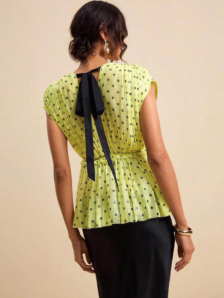 Top SHEIN, galben
