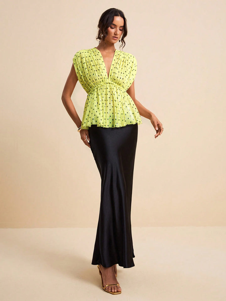Top SHEIN, galben