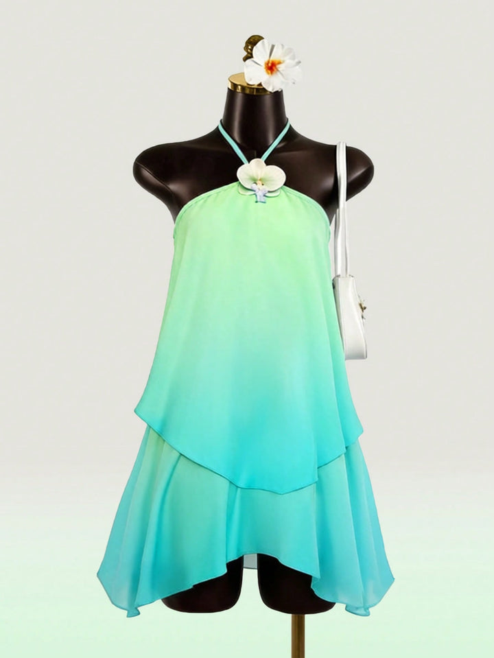 Rochie mini SHEIN, verde