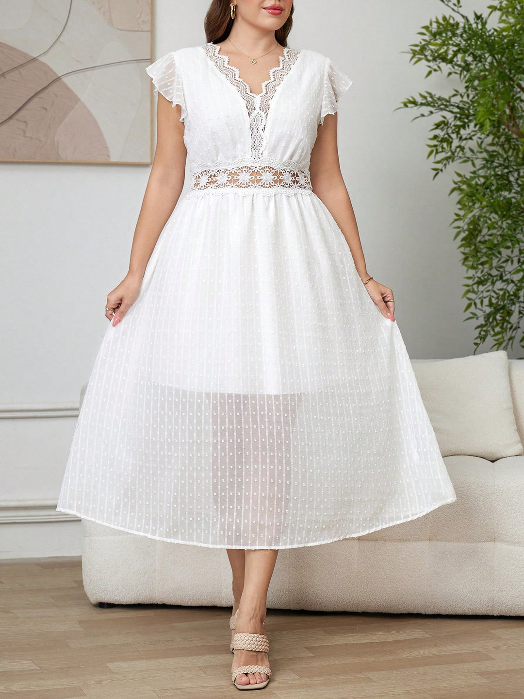 Rochie SHEIN, alb