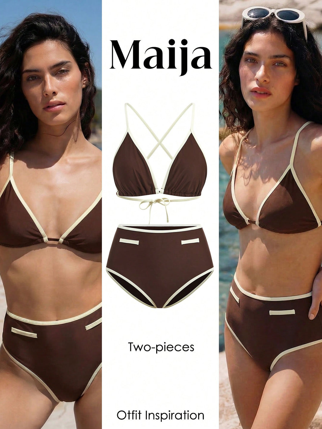 Set bikini SHEIN, maro