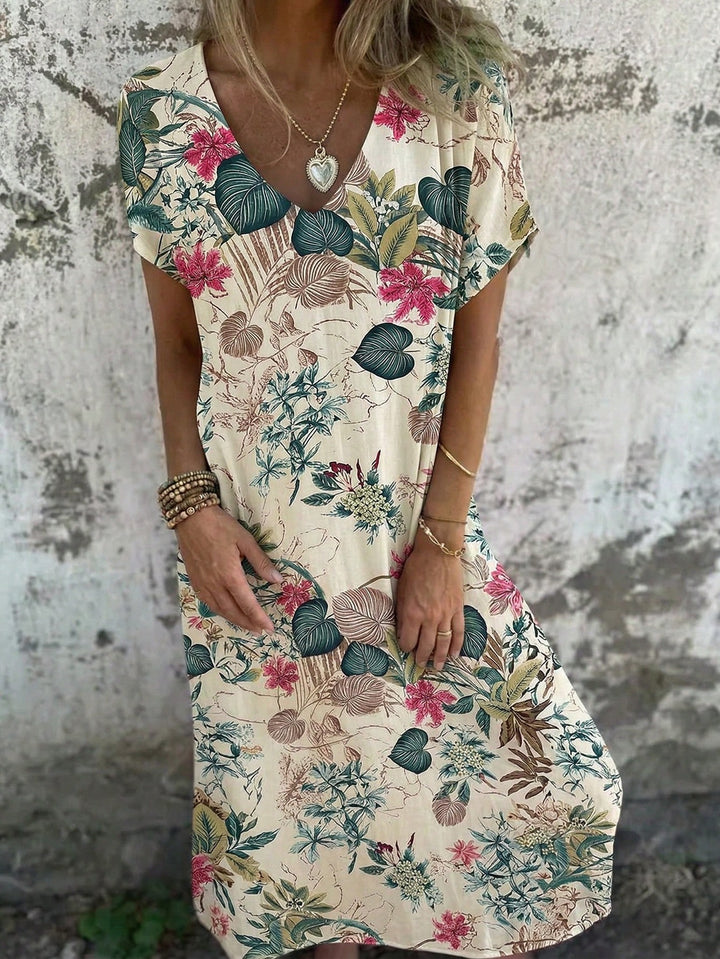 Rochie maxi SHEIN, mix culori