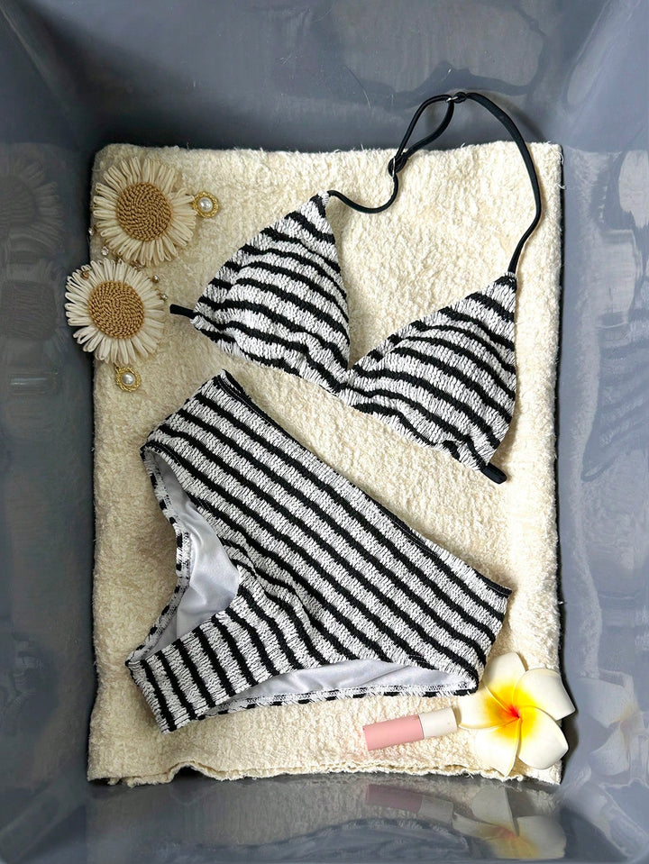 Set bikini SHEIN, negru
