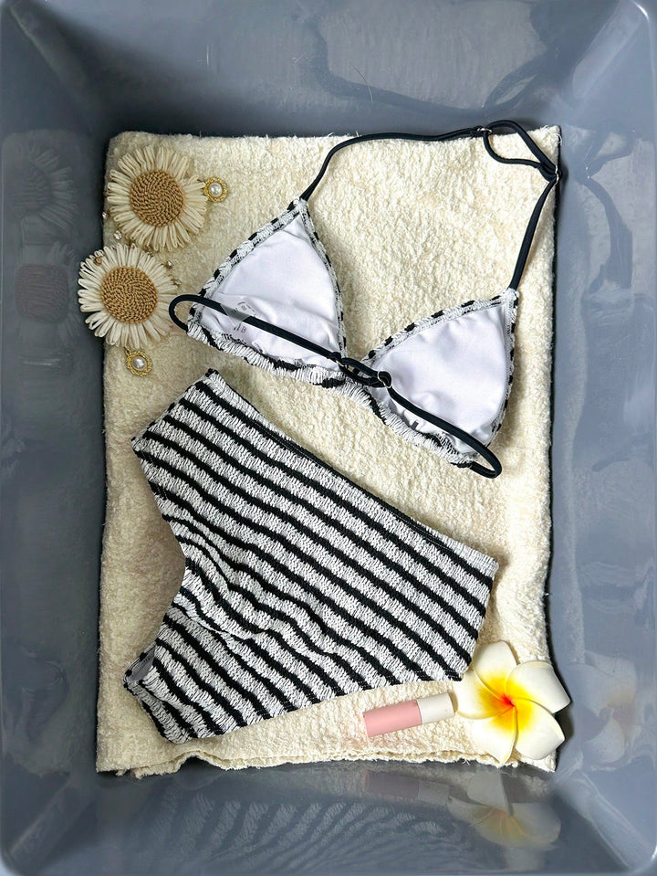 Set bikini SHEIN, negru