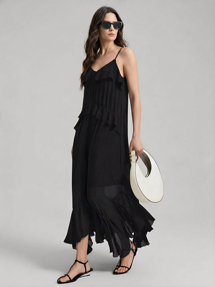 Rochie maxi SHEIN, negru
