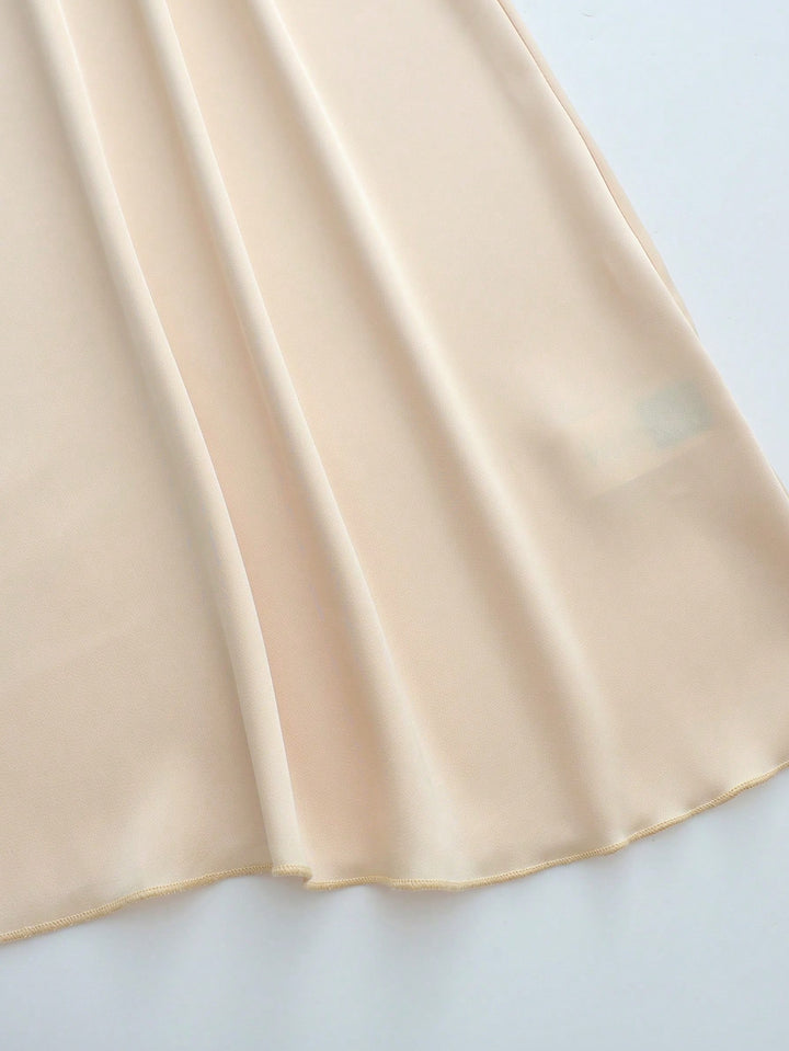 Rochie maxi SHEIN, auriu