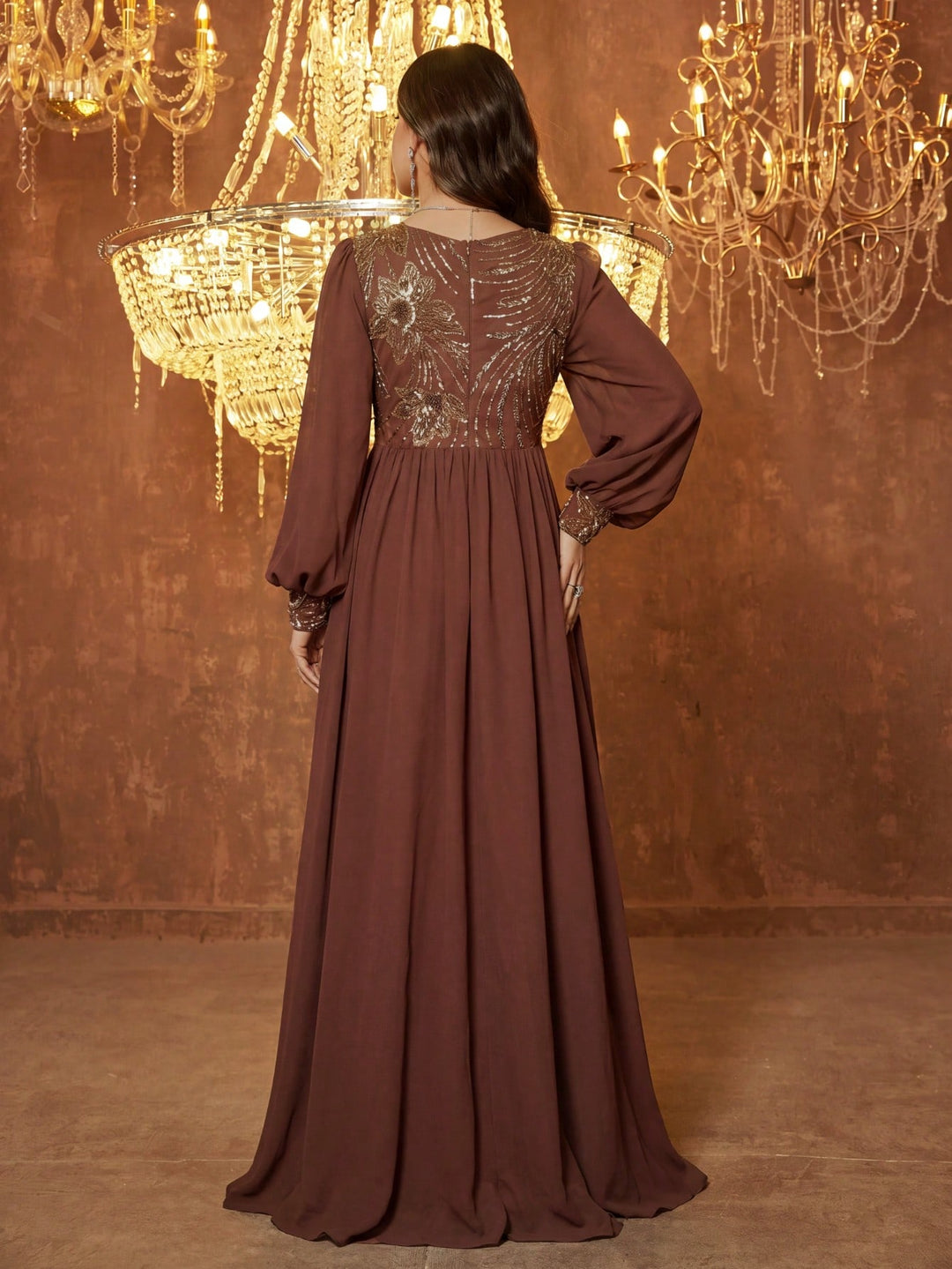 Rochie SHEIN, maro