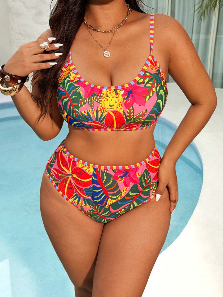 Set bikini de baie SHEIN, mix culori