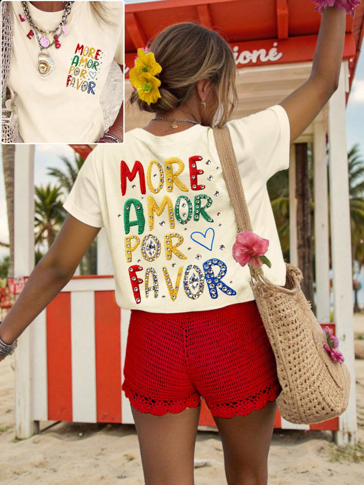 Tricou SHEIN, bej