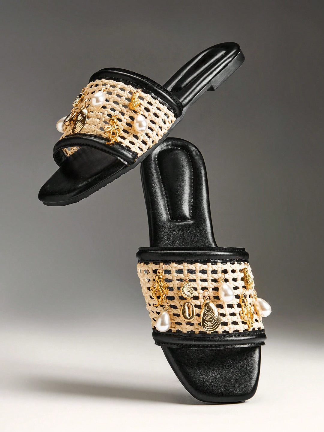 Sandale SHEIN, negru