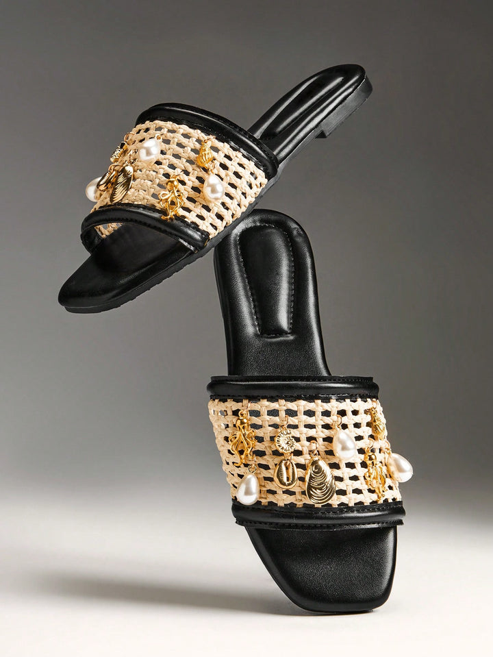 Sandale SHEIN, negru