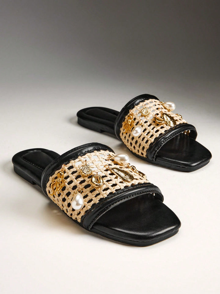 Sandale SHEIN, negru