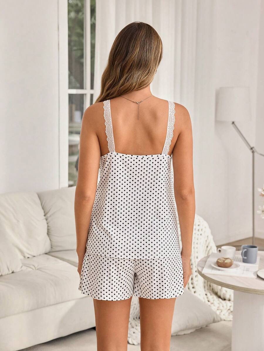 Compleu pijamale SHEIN, alb