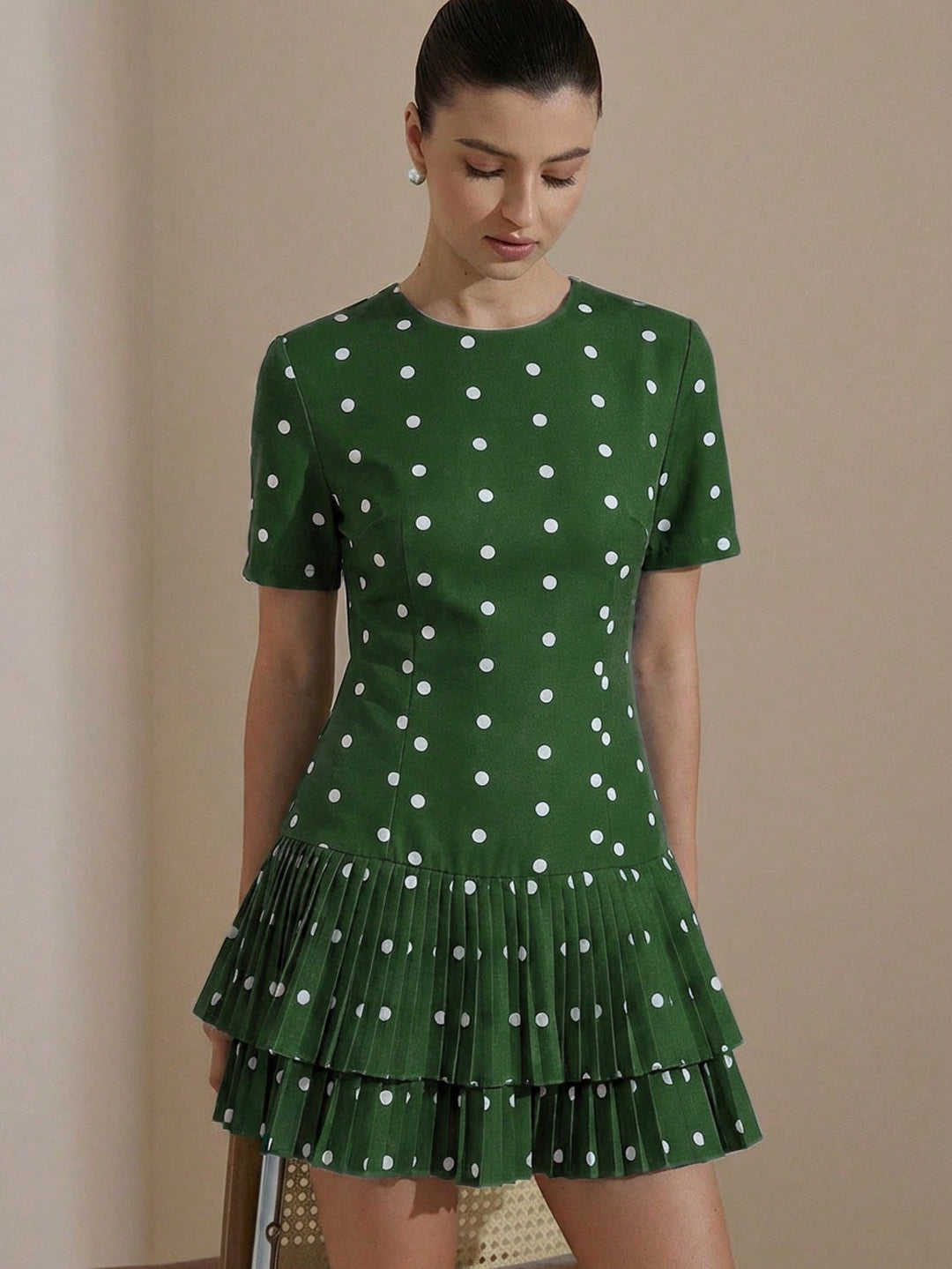 Rochie mini SHEIN, verde