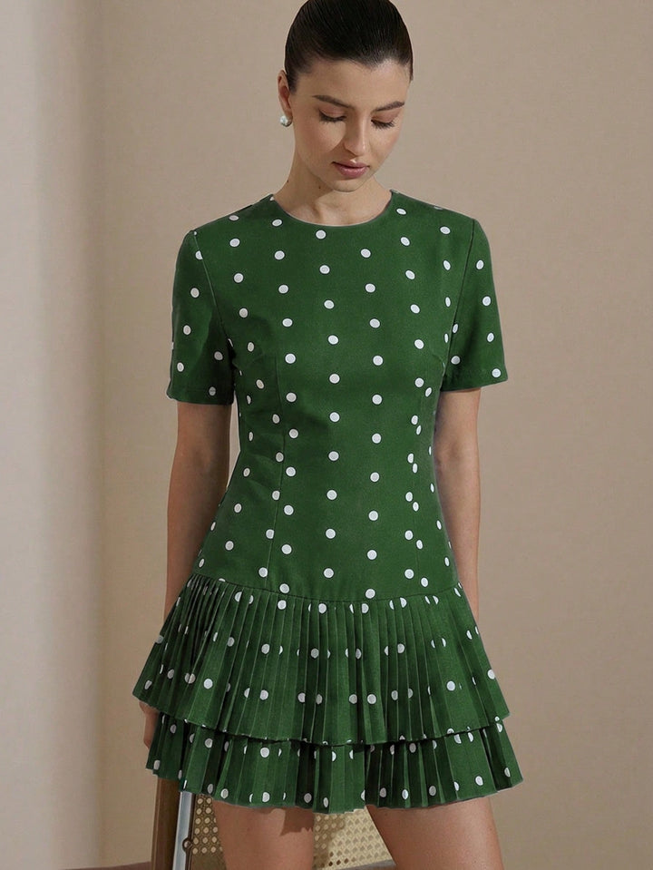 Rochie mini SHEIN, verde