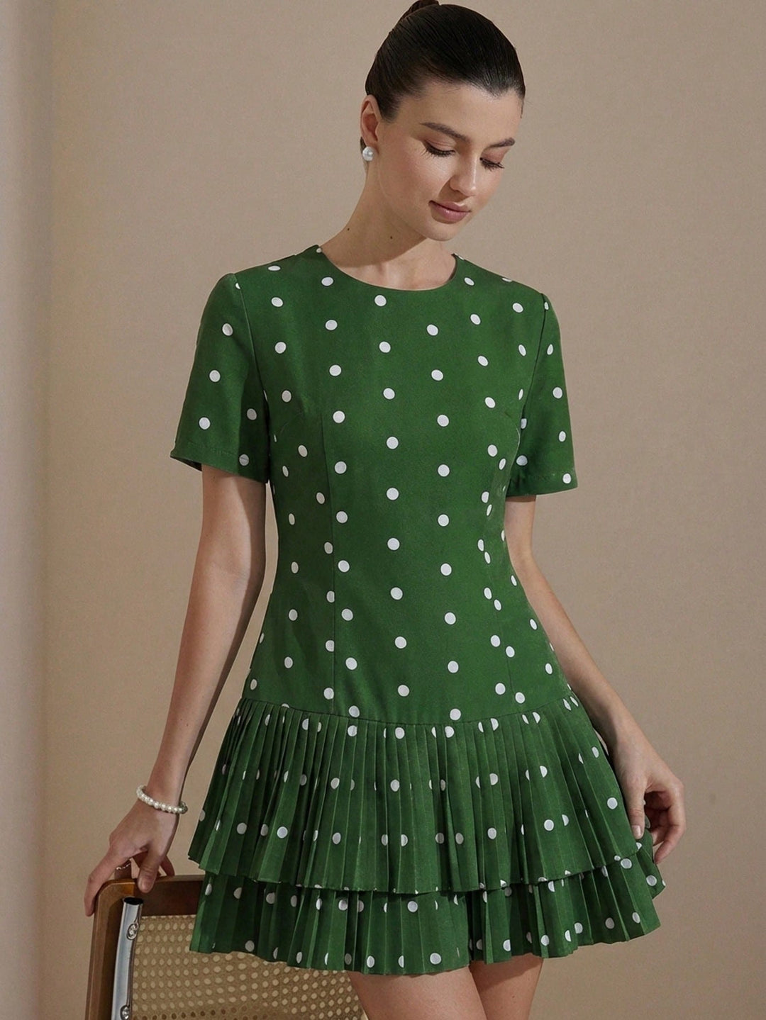 Rochie mini SHEIN, verde