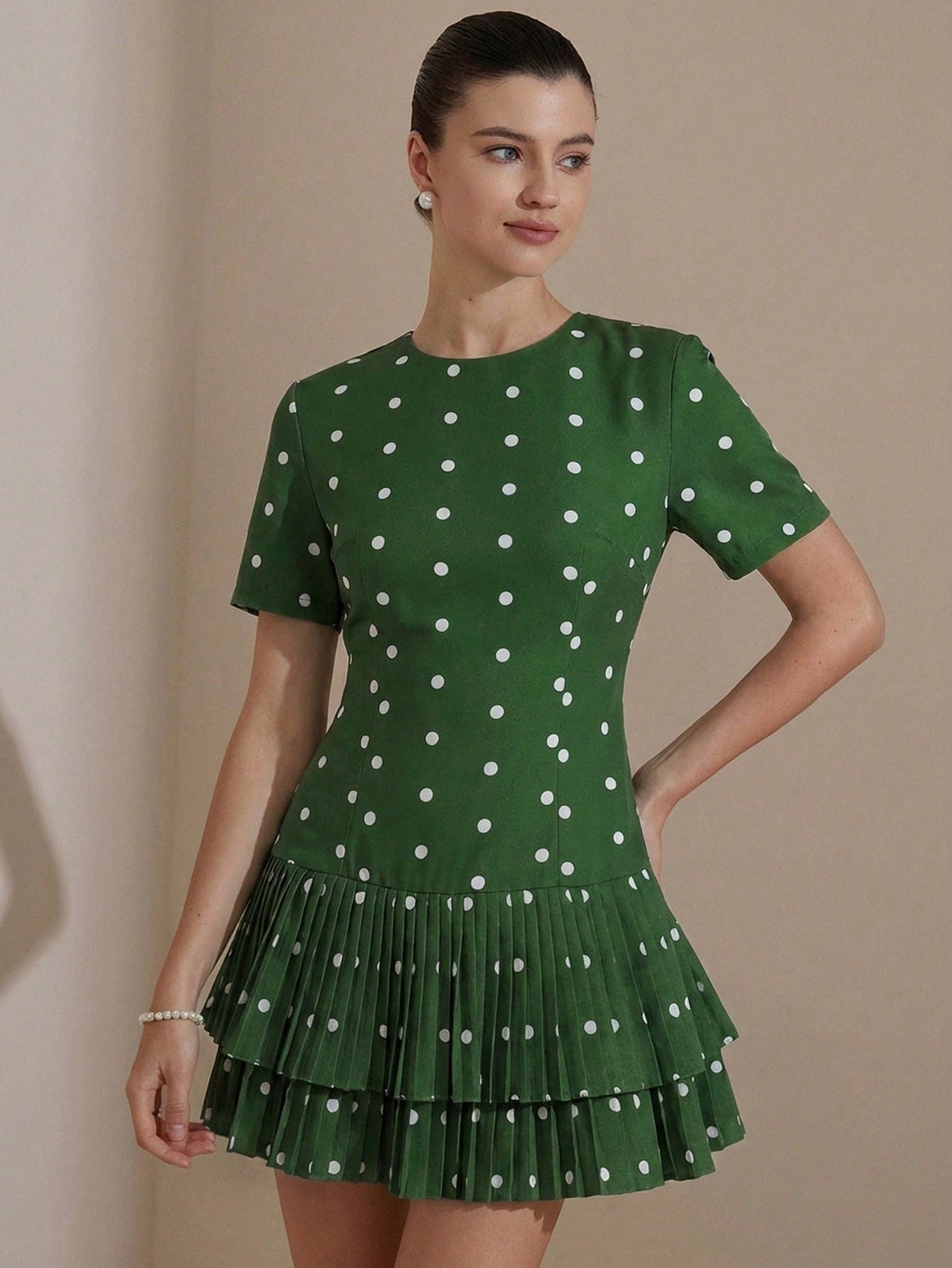 Rochie mini SHEIN, verde